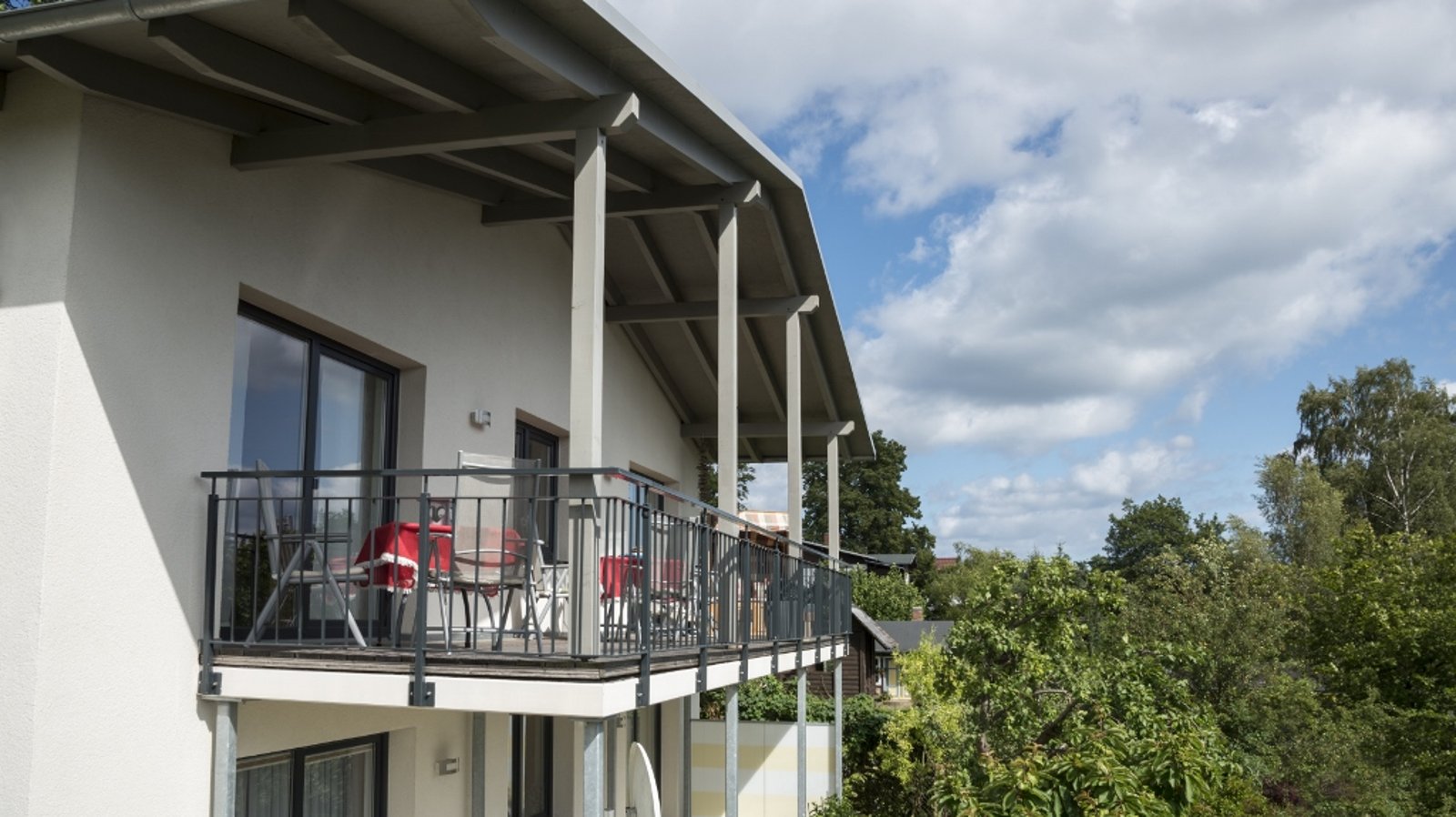 Balkon von außen Balkon von außen